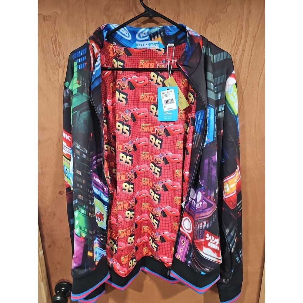 Robert Graham KA CHOW Disney Pixar Jacket Lightning McQueen $298 Large NWT 2XL - Picture 12 of 16